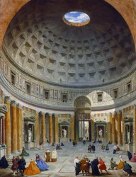Innenansicht des Pantheons in Rom